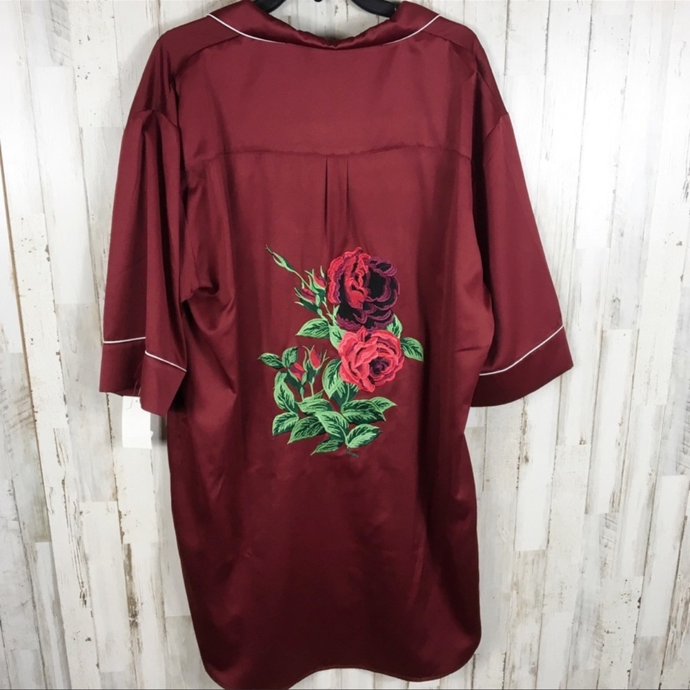 Bed to Brunch Boyfriend Nightshirt Pajamas 1X